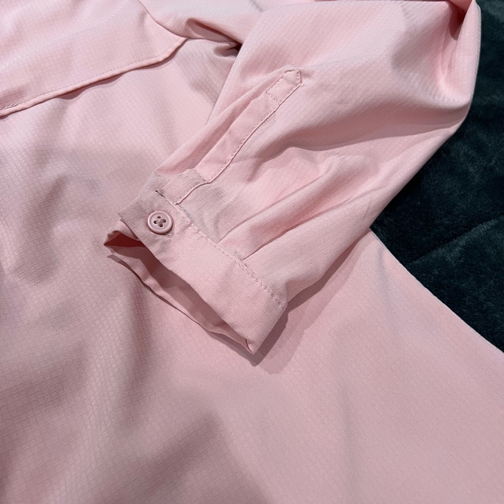 Columbia Pink Button Down Shirt Long Sleeve - Picture 8 of 8